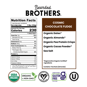 Chocolate Fudge Regenerative Organic Certified® - 10 Pack - Bearded Brothers